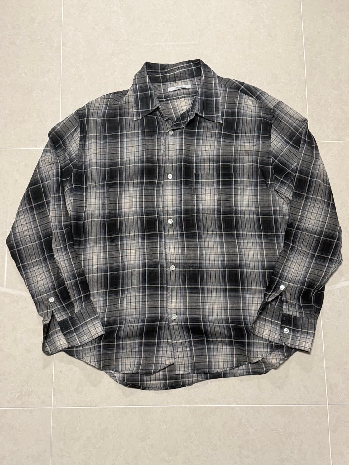 마티스 더 큐레이터 1pk shirts navy ombre 옴브레 셔츠 상품이미지1