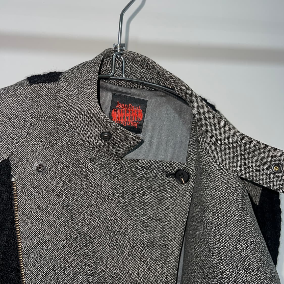 장 폴 고티에 비대칭 싱글 라이더 스위칭 자켓 상품이미지6
