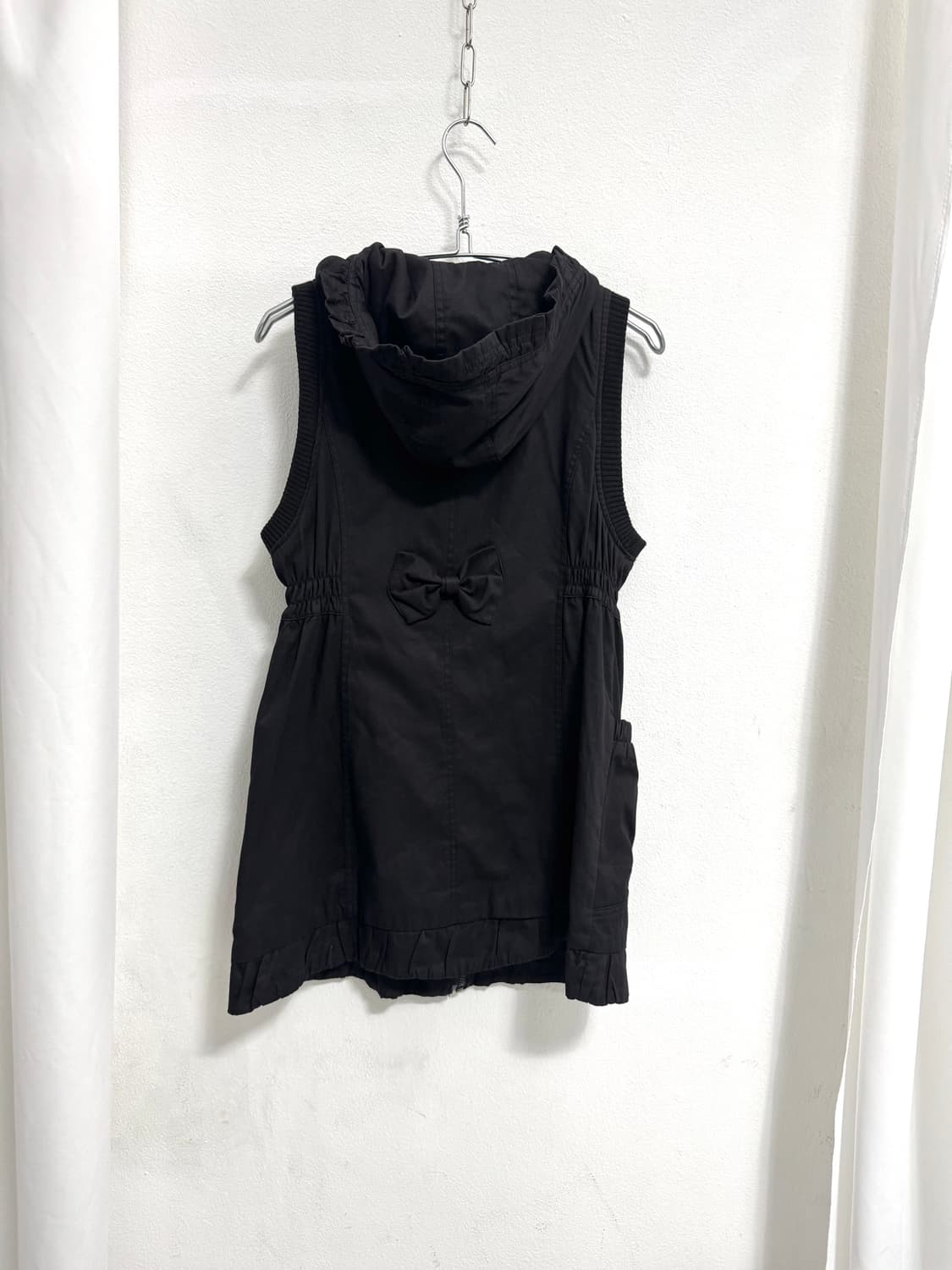 Zip-Up Button Hoodie Dress 상품이미지3