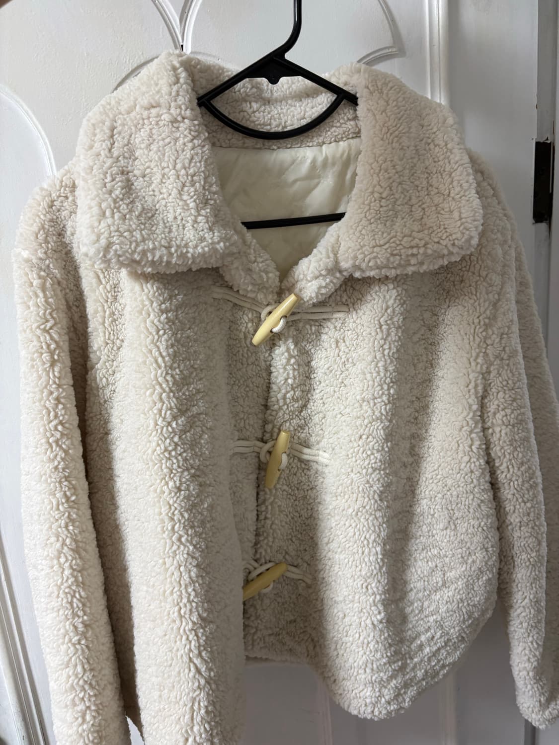 더블 퍼자켓 아이보리 상품이미지1