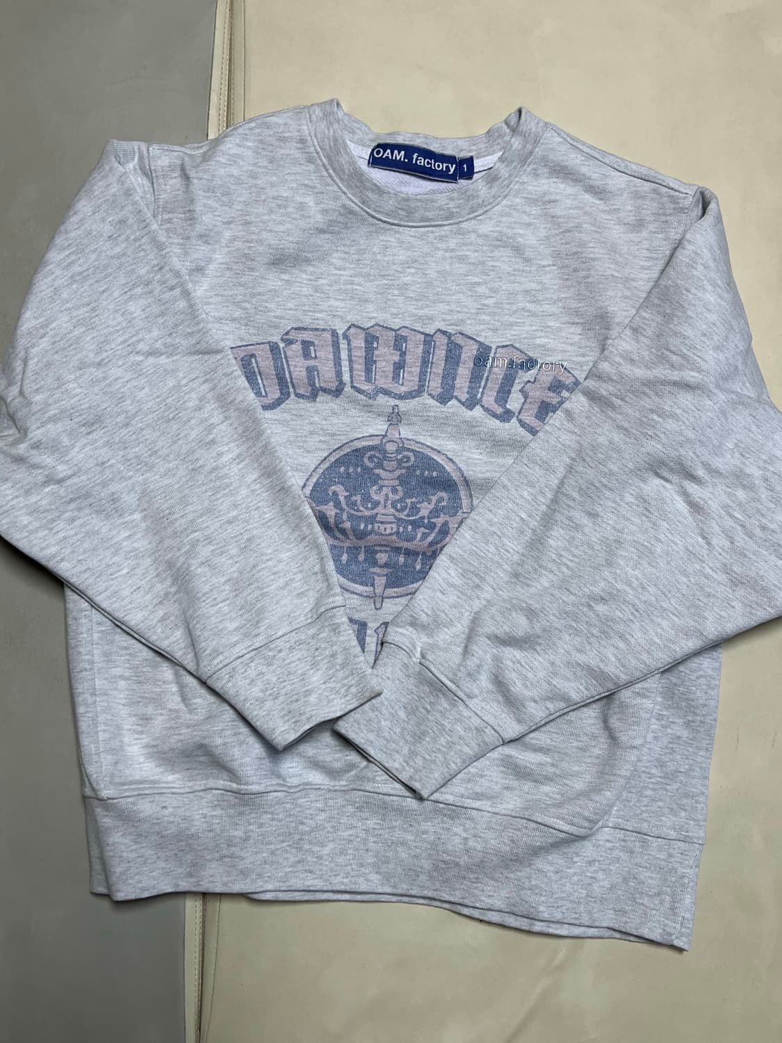 오에이엠팩토리 OAM Dawnce Sweat Shirt 사이즈 1 상품이미지1