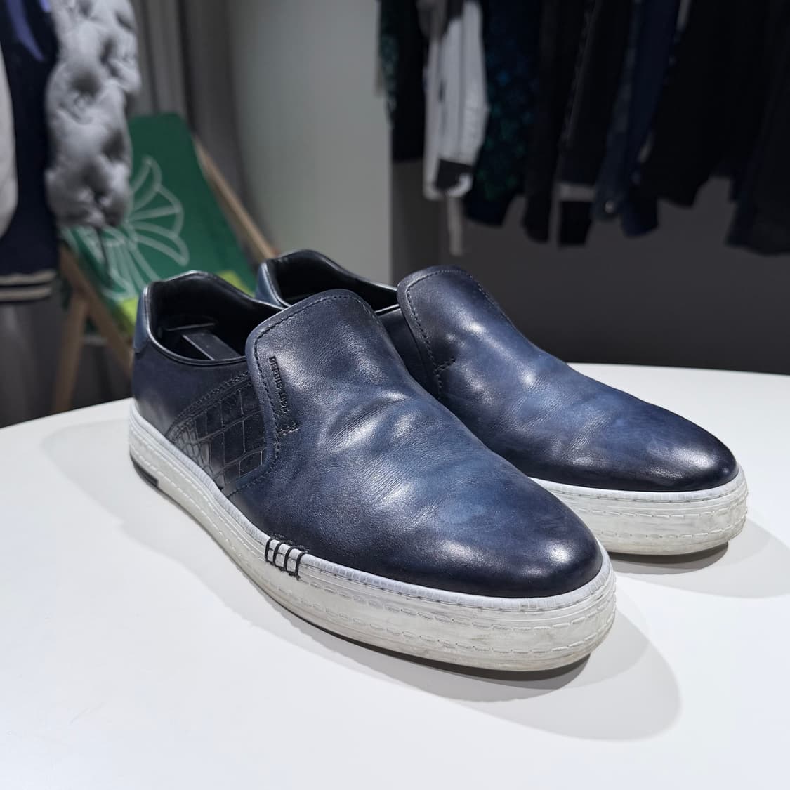 (A/7.5) / 벨루티 스크리토 레더 슬립온 스니커즈 상품이미지3