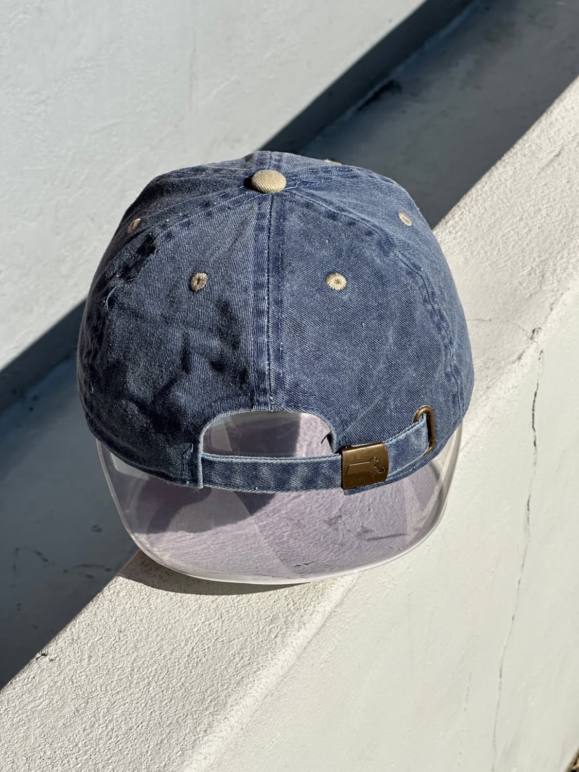 [F] 빈티지 로고 투톤 볼캡 모자 상품이미지4