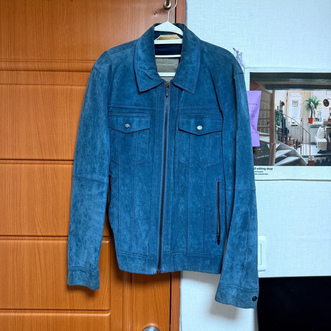 자라 리얼 스웨이드자켓 상품이미지1