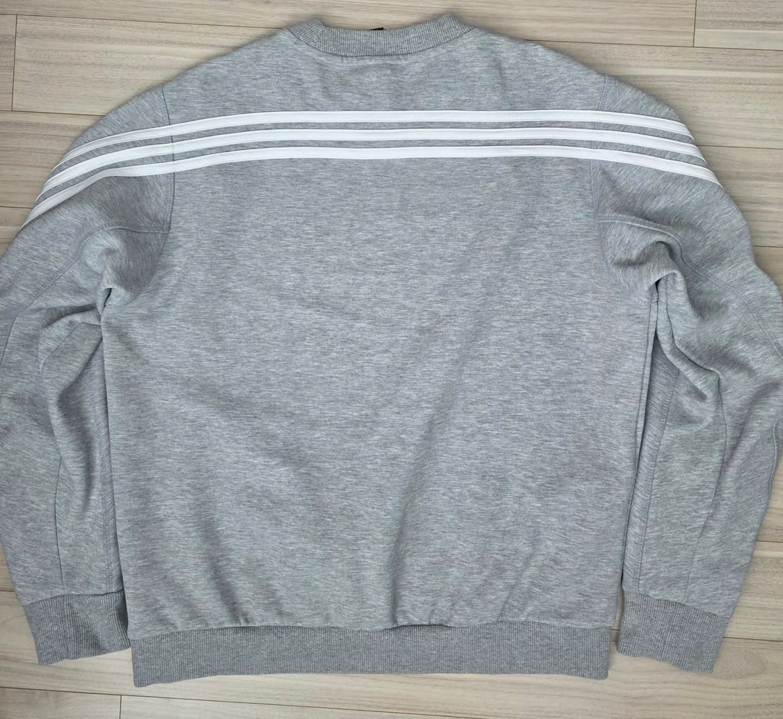 아디다스 삼선 맨투맨 롱슬리브 라운드 셔츠 라이트 그레이(M)100 상품이미지4