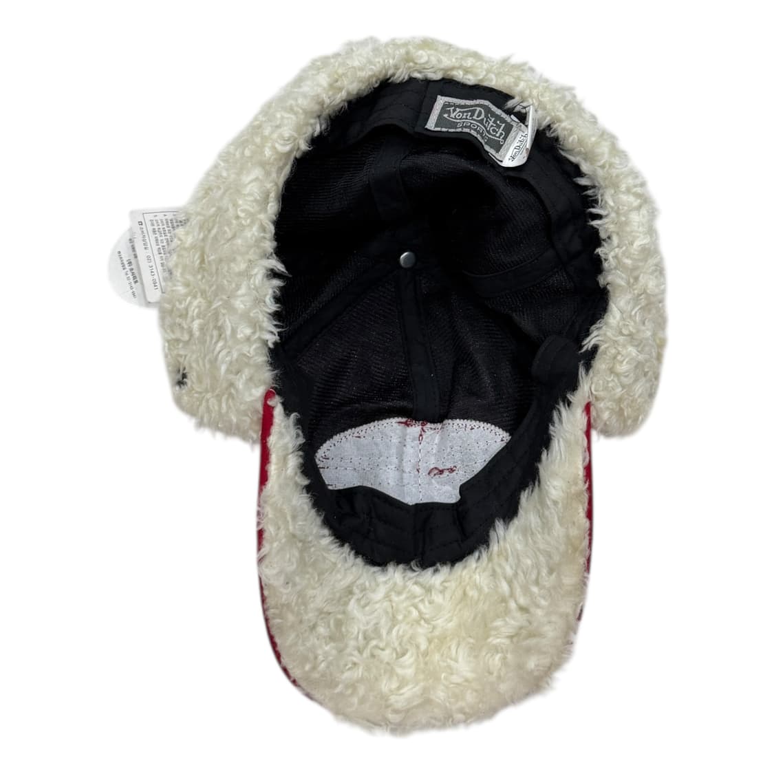 본더치 빈티지 Y2K 귀도리 이어머프캡 군밤 모자 레드 상품이미지4