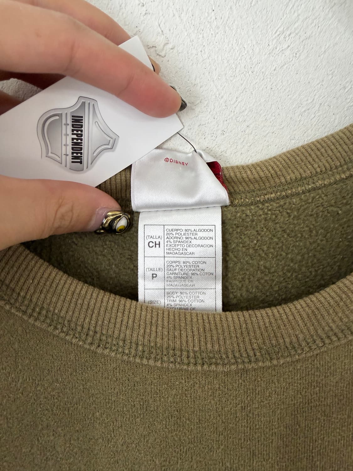 디즈니 Grumpy 스웻셔츠 (cut-off) 상품이미지5