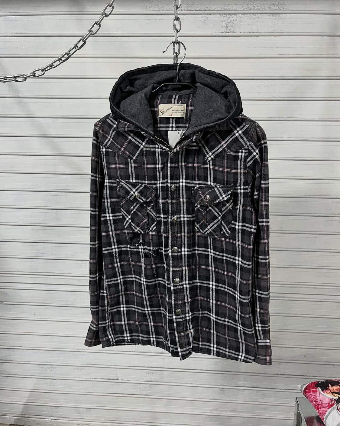 Thruxton western hood zip shirt 상품이미지2