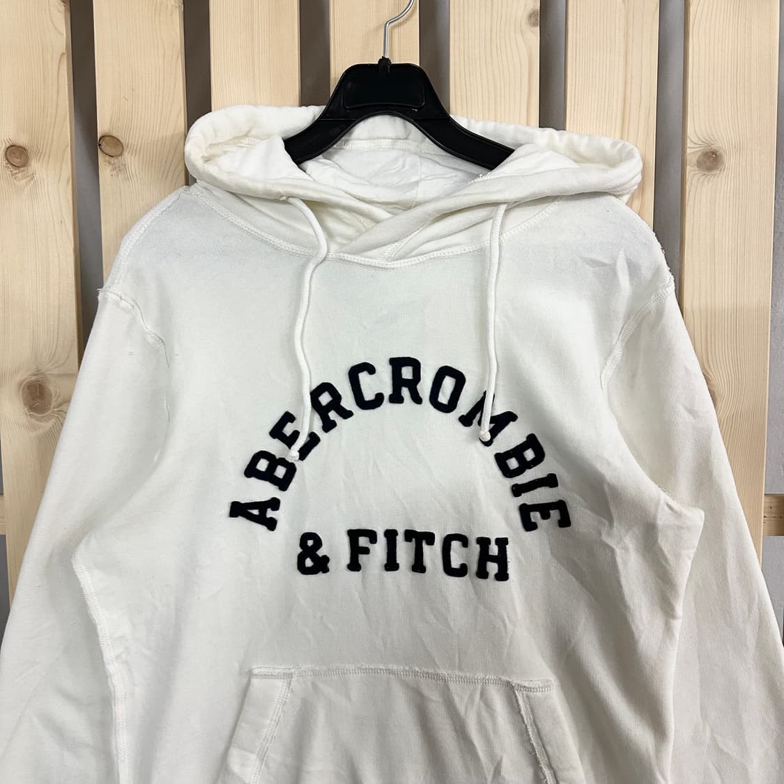 (M) 아베크롬비 화이트 후드티 상품이미지3