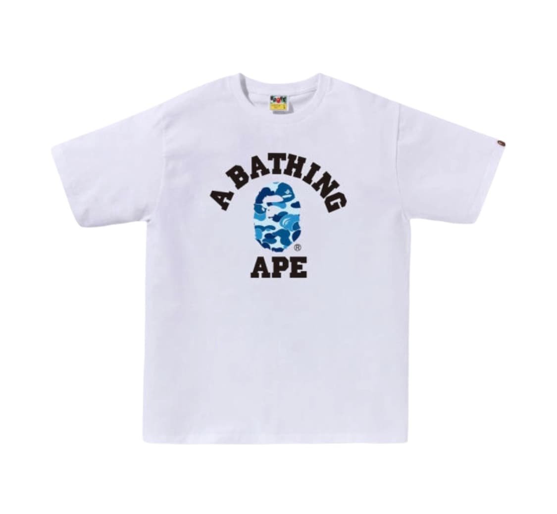 베이프 ABC 카모 컬리지 반팔 티셔츠 M 상품이미지1