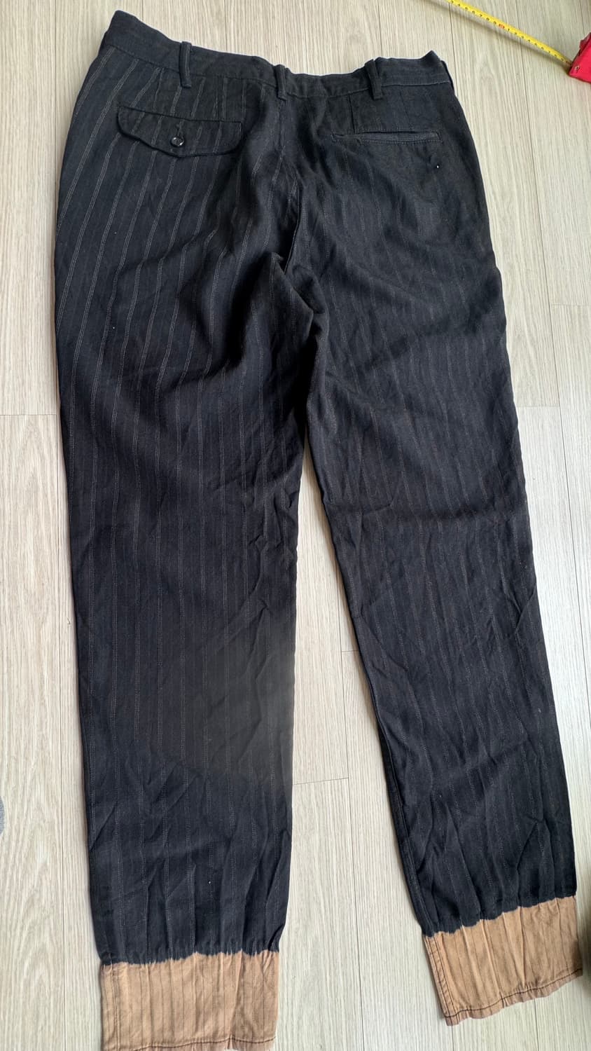 꼼데가르송 옴므 플러스 에버그린 S 스트라이프 팬츠  상품이미지5