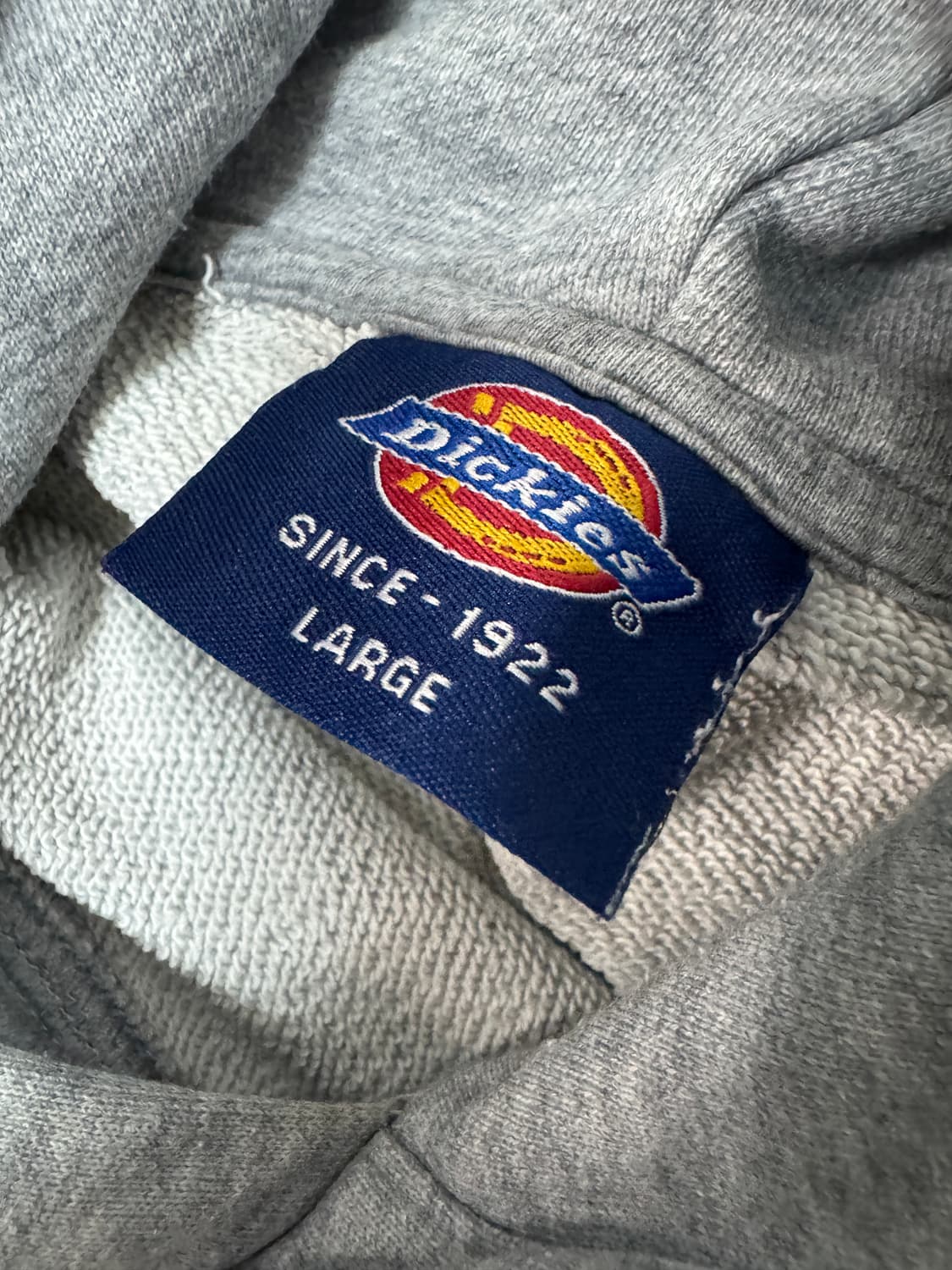 디키즈 오리지널 빅 로고 그레이 스웻 후드티 L 상품이미지3