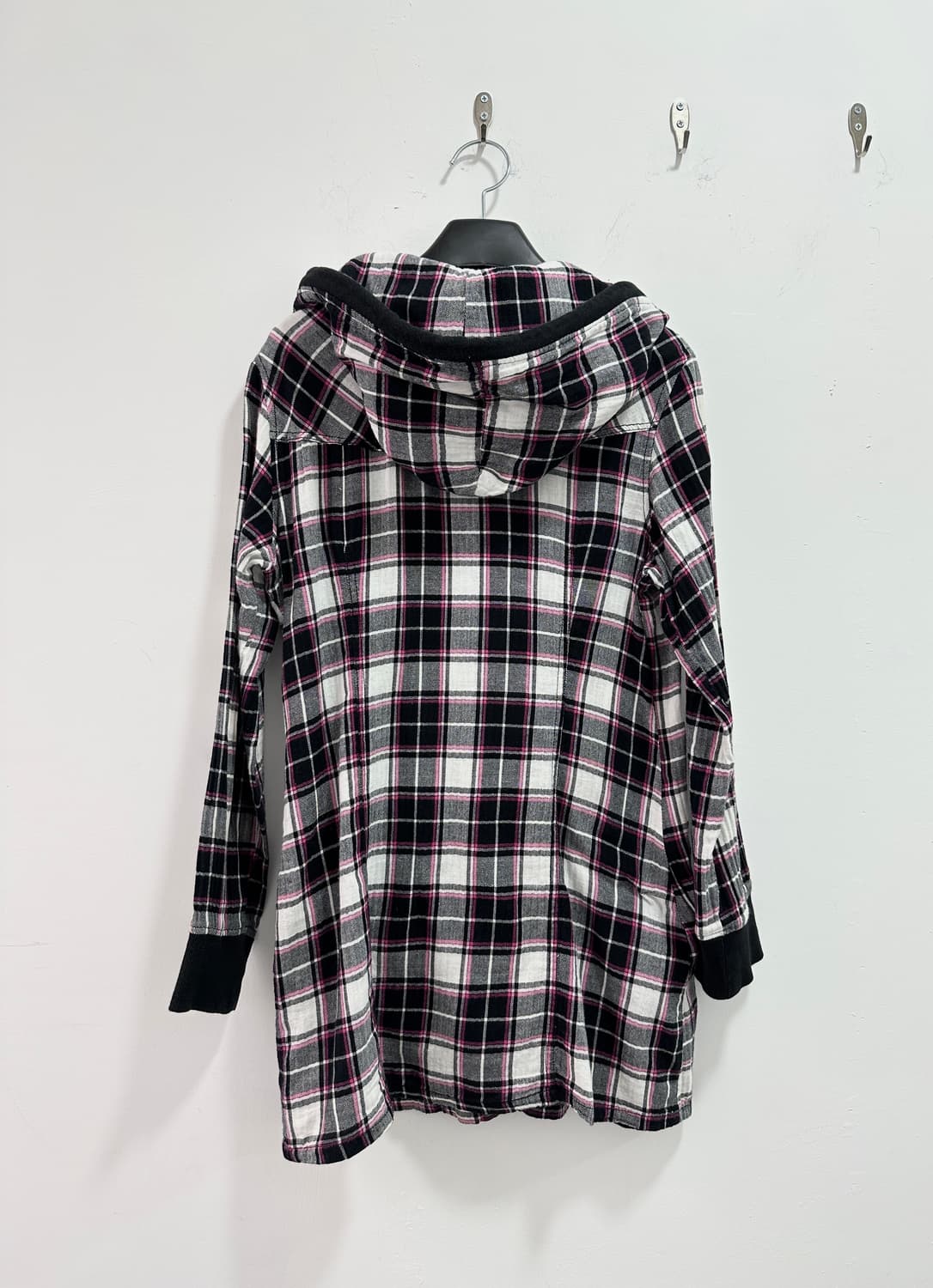Cornflake y2k check hood shirts 상품이미지8