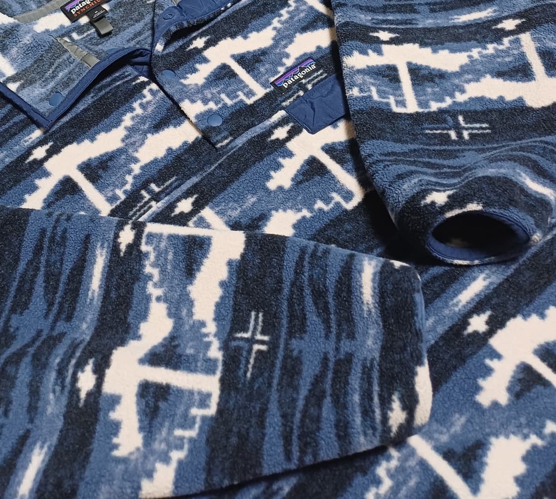 🇳🇮 [M] 파타고니아 신칠라 스냅티 세퍼드 니트 / 스톤 블루 상품이미지8