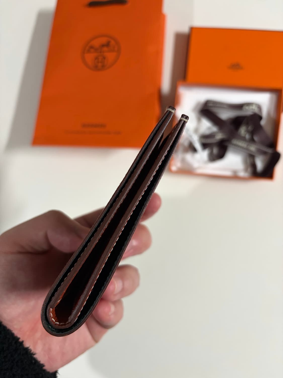 에르메스 시티즌 반지갑 골드 상품이미지4