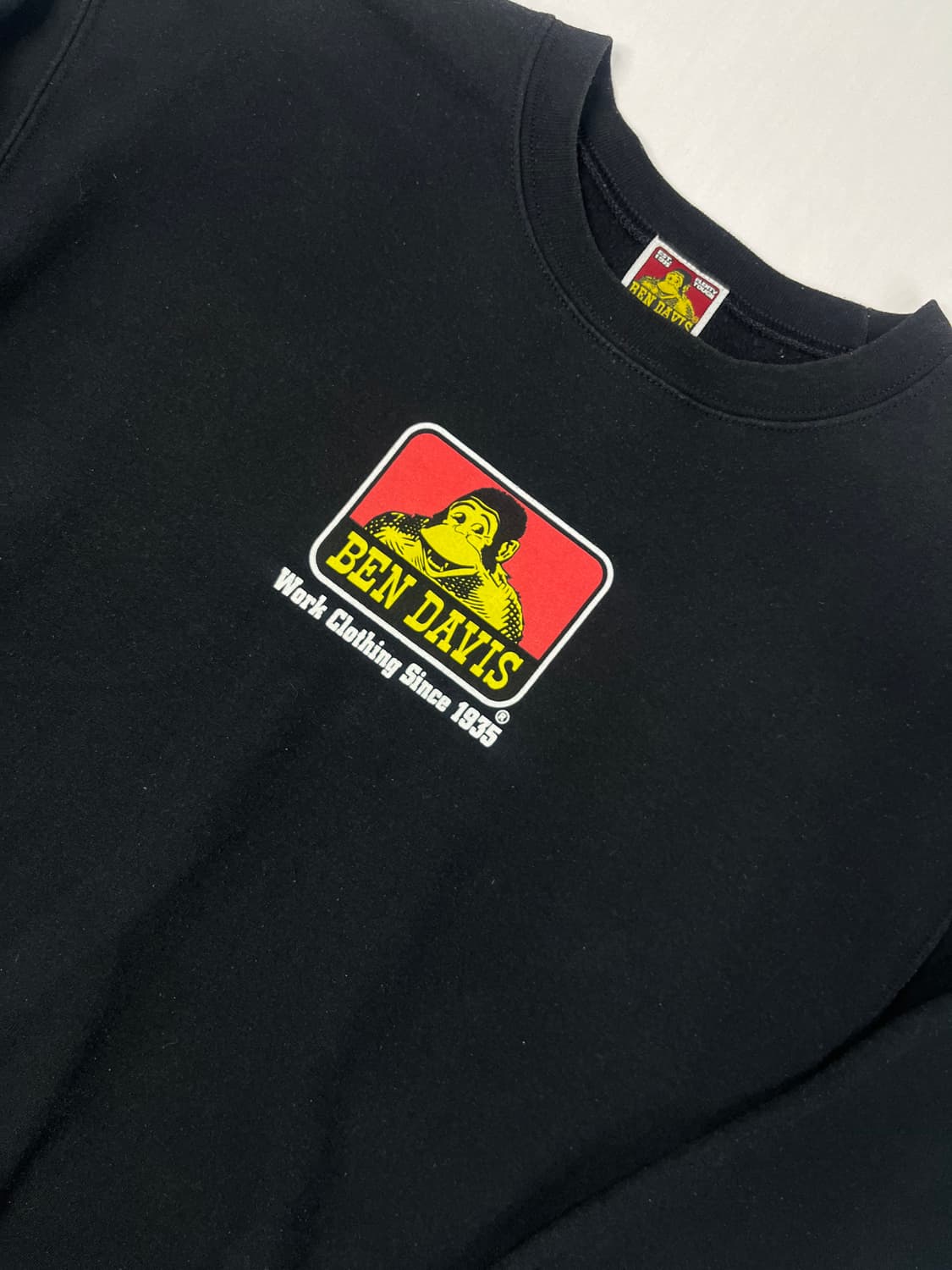 벤 데이비스 블랙 맨투맨 티셔츠 상품이미지2