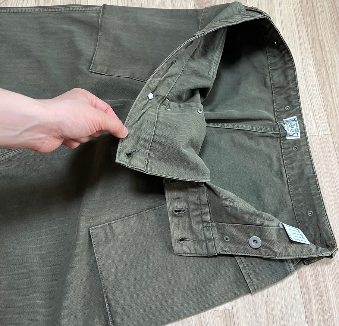 더 긱스 P-44 HBT trouser (Faded Olive) M사이즈 상품이미지5