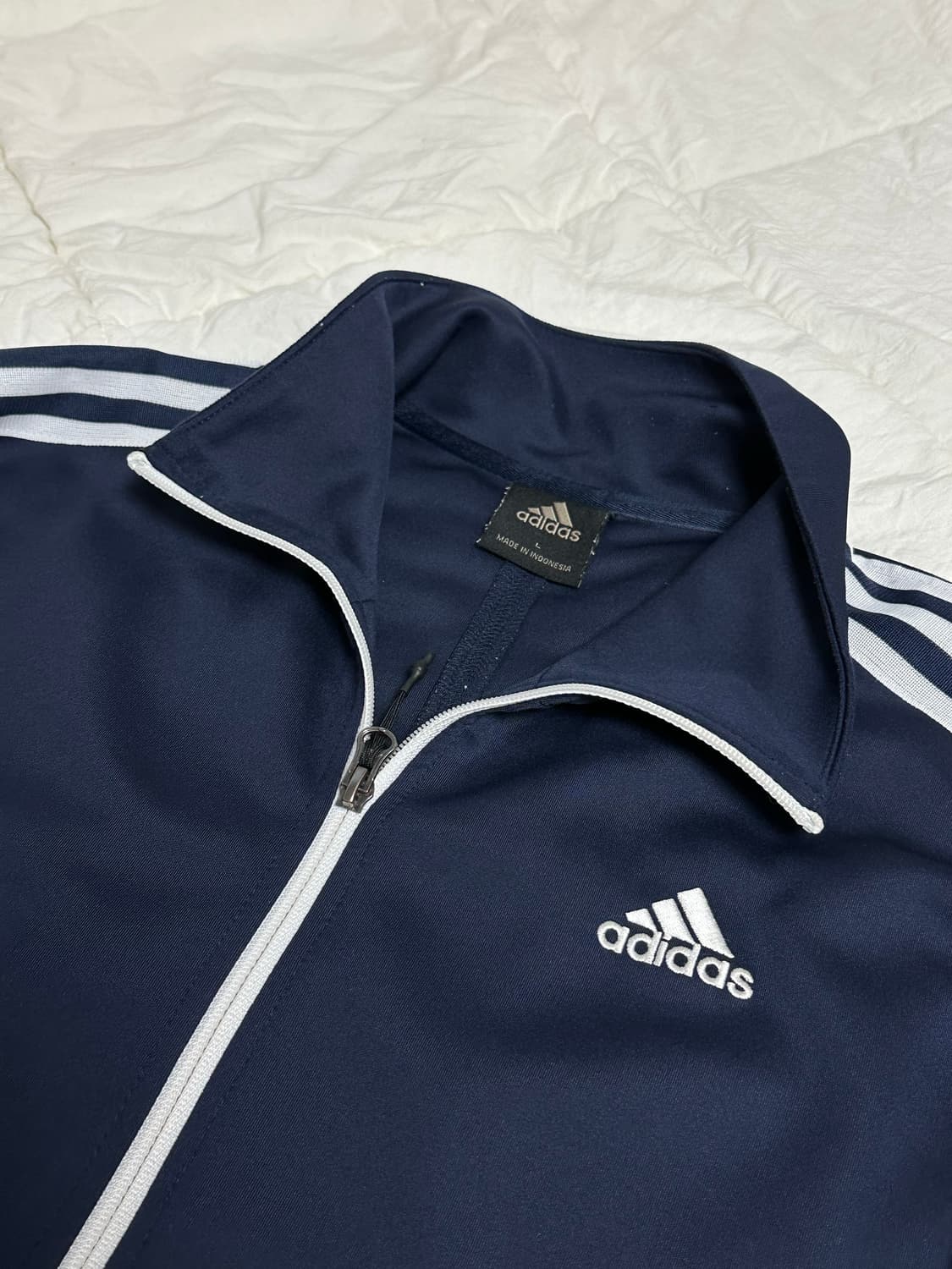 아디다스 네이비 져지 트랙탑 라지 상품이미지5