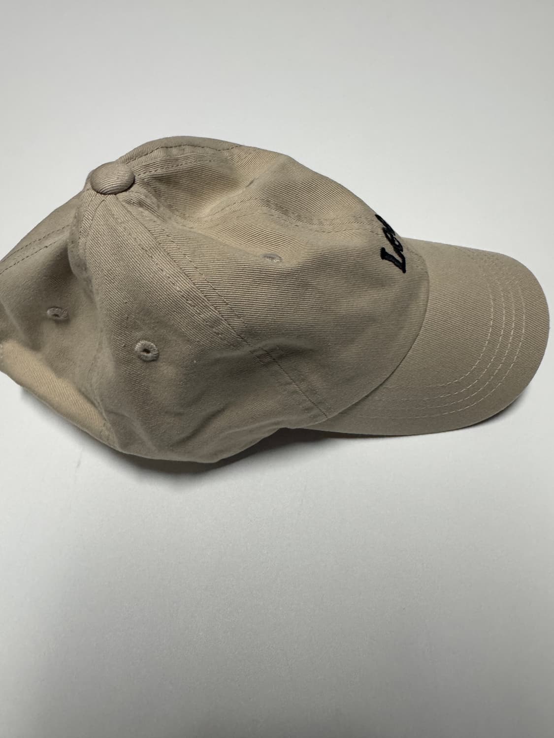 Lee 리 22년도 클래식 볼캡 모자 베이지 F 상품이미지4