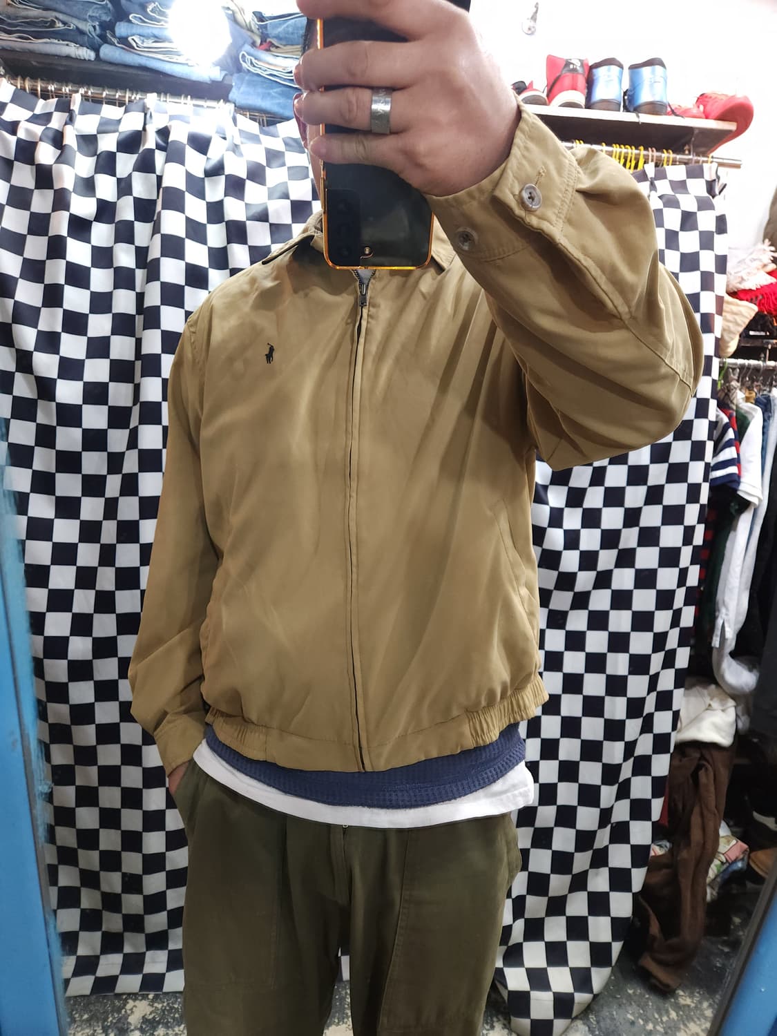 폴로 랄프로렌  베이지 베이포트 스윙탑 자켓

 상품이미지9