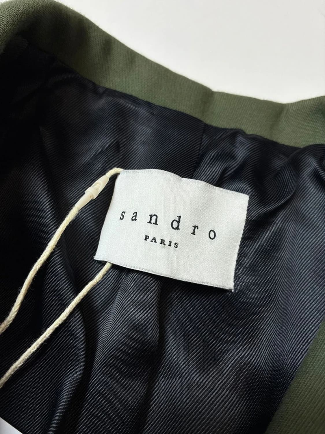 산드로 SANDRO 우먼스 코튼 혼방 크롭 자켓 PN8341 상품이미지7