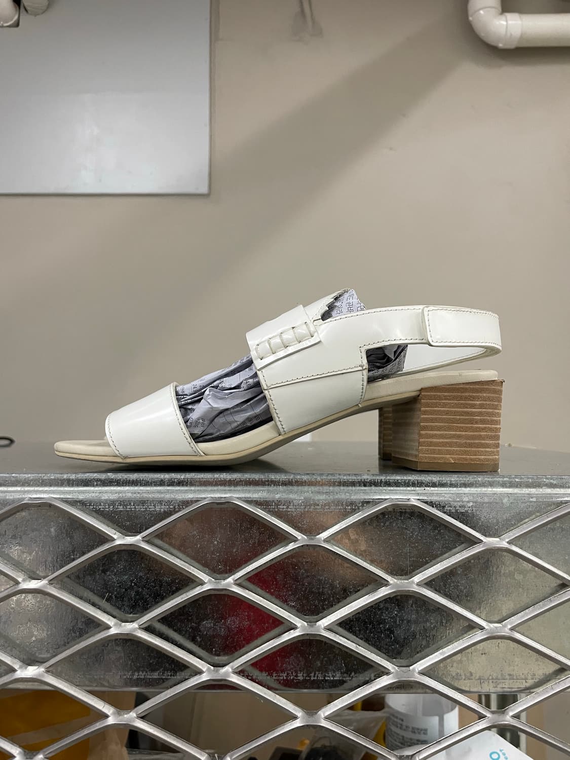 질샌더 스트랩 레더 샌들 화이트 37 (gr-4717) 상품이미지1