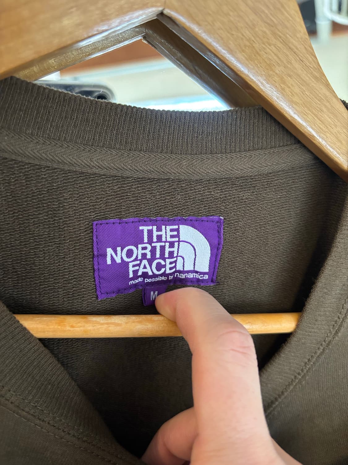 노스페이스퍼플라벨 맨투맨 티셔츠 상품이미지4