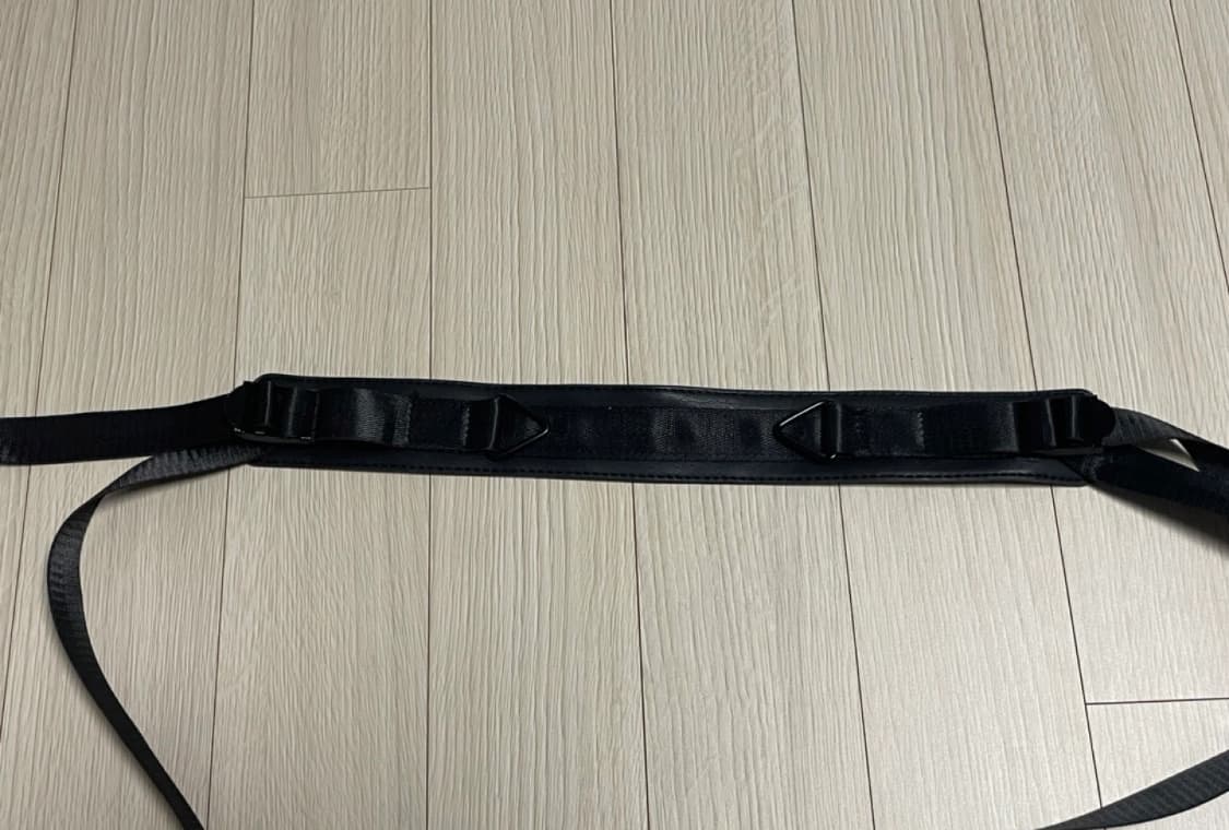 라퍼지스토어 버핑레더 크로스백 블랙 상품이미지5