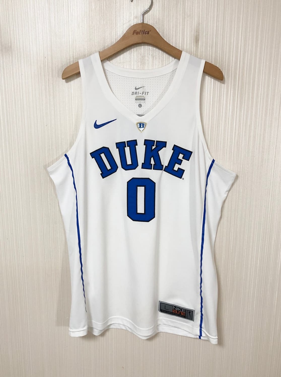 NCAA 나이키 듀크대학교 농구유니폼/져지 L #0 제이슨 테이텀 상품이미지1