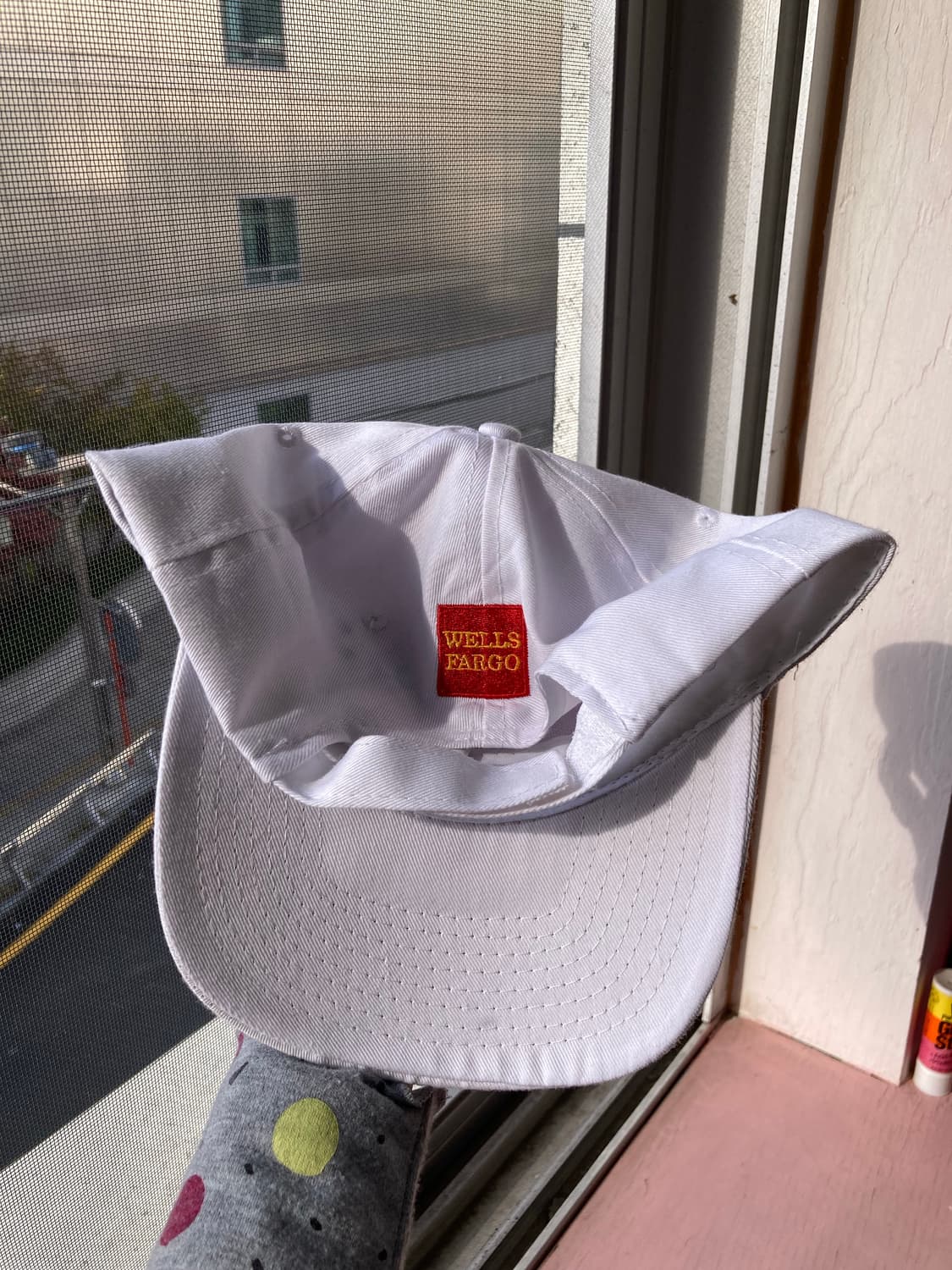 화이트 자수 볼캡 상품이미지6