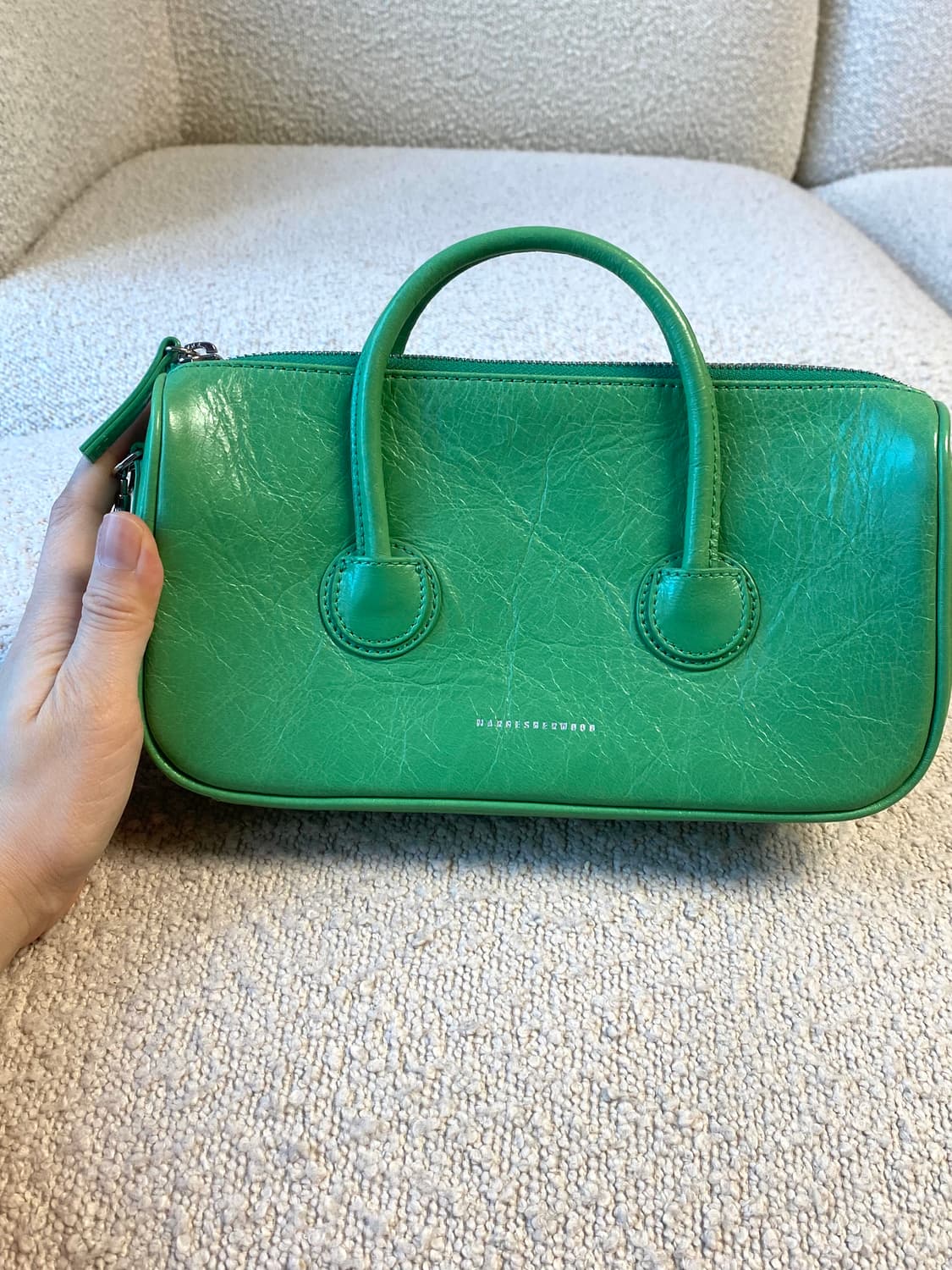 마지셔우드 지퍼백스몰 그린 상품이미지6