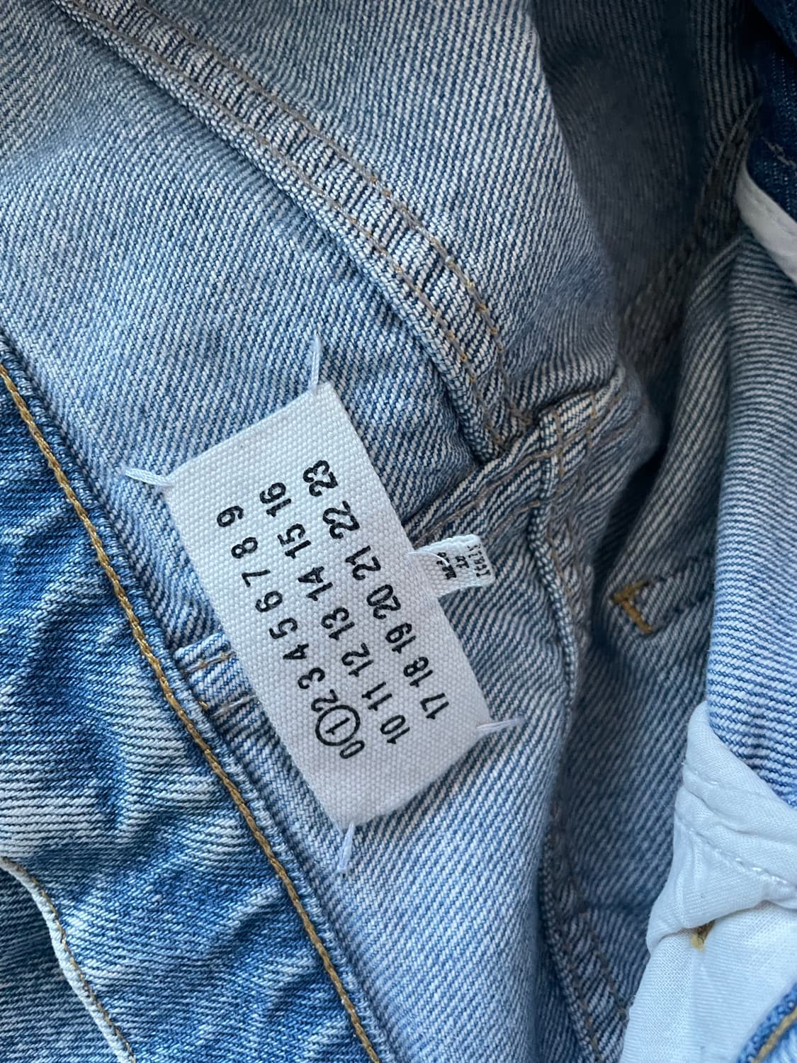 44)마르지엘라 컷아웃 데님진 상품이미지3