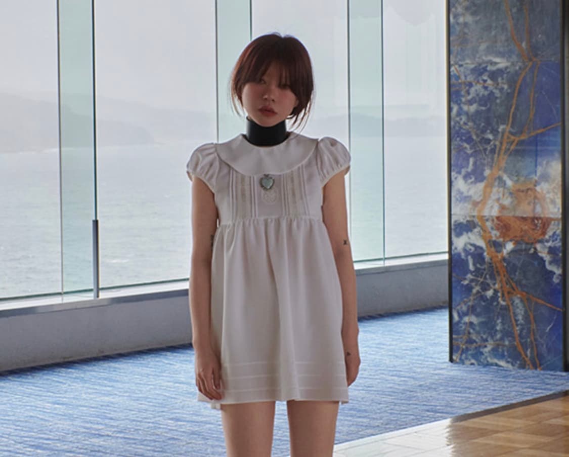 프레클 모티브 핀턱 원피스 (motive pintuck dress) 상품이미지1