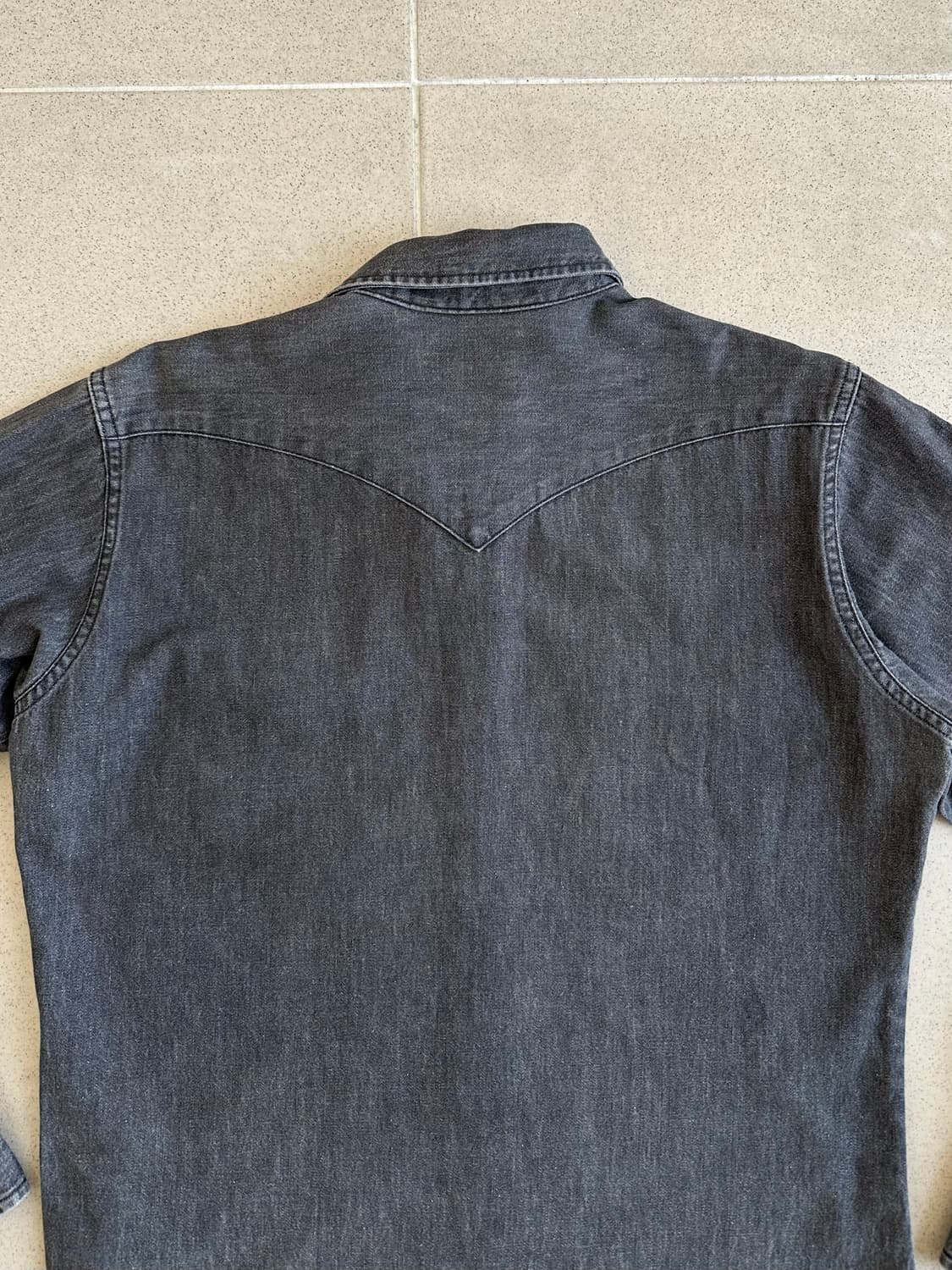 빈티지 랭글러 데님 셔츠 상품이미지4