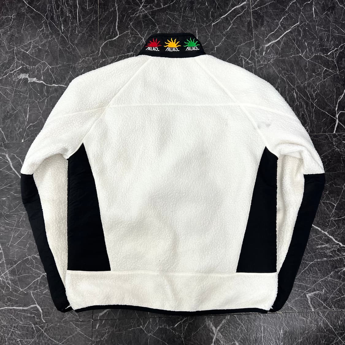 팔라스 Polartec go-go 플리스 집업 자켓 화이트 블랙 상품이미지4