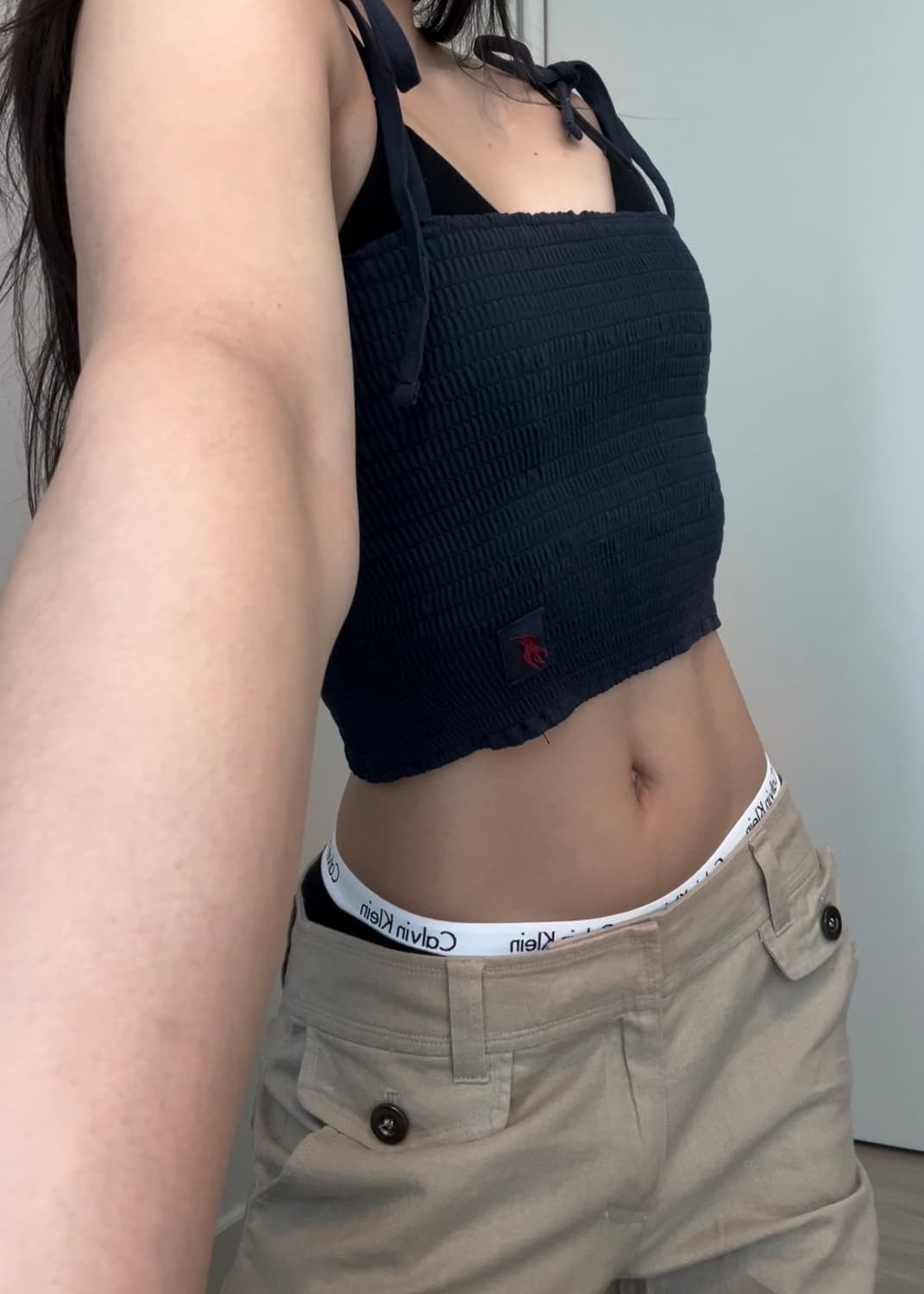 POLO recycle navy tube top 상품이미지2