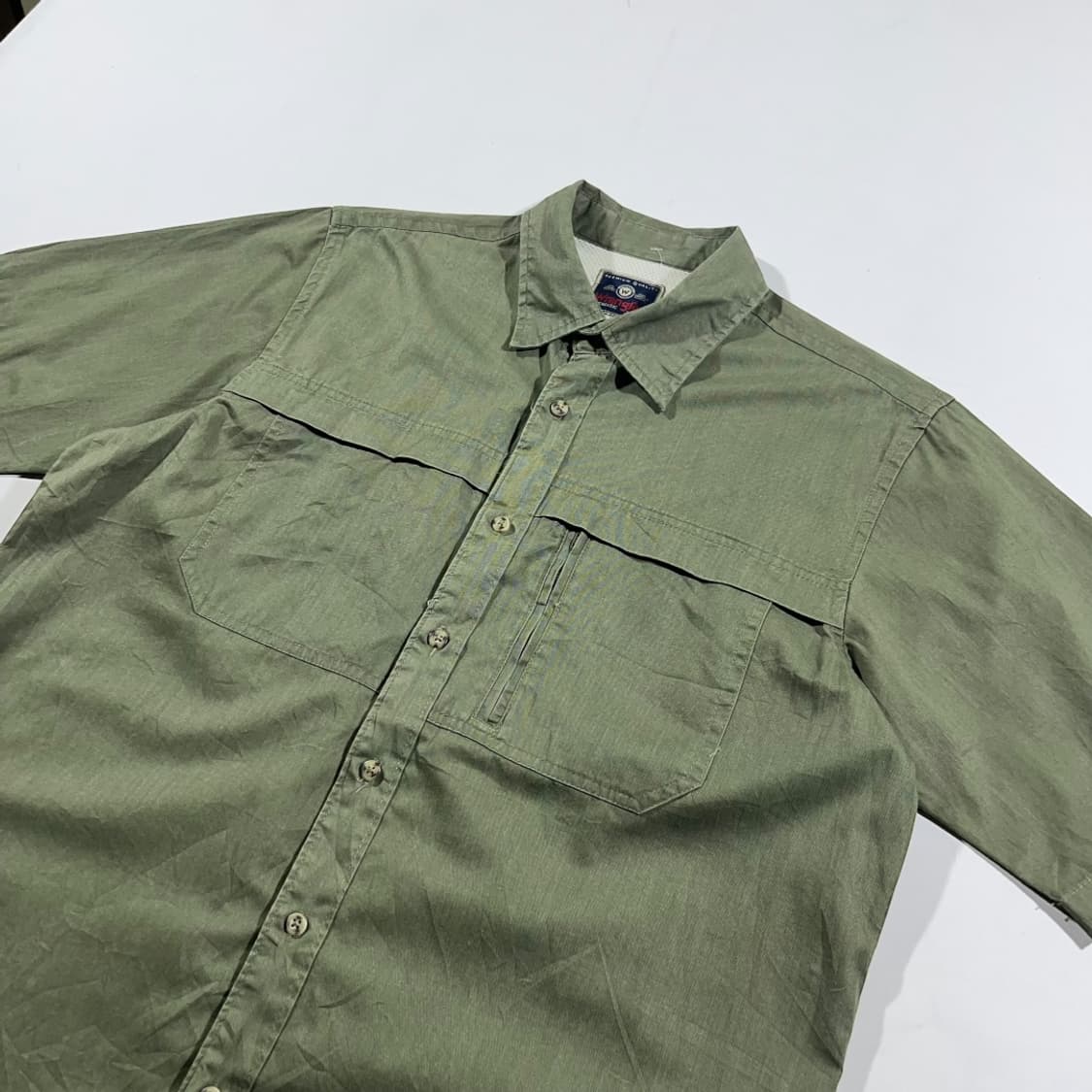 [Wrangler] 랭글러 투포켓 지퍼 디테일 셔츠 상품이미지2