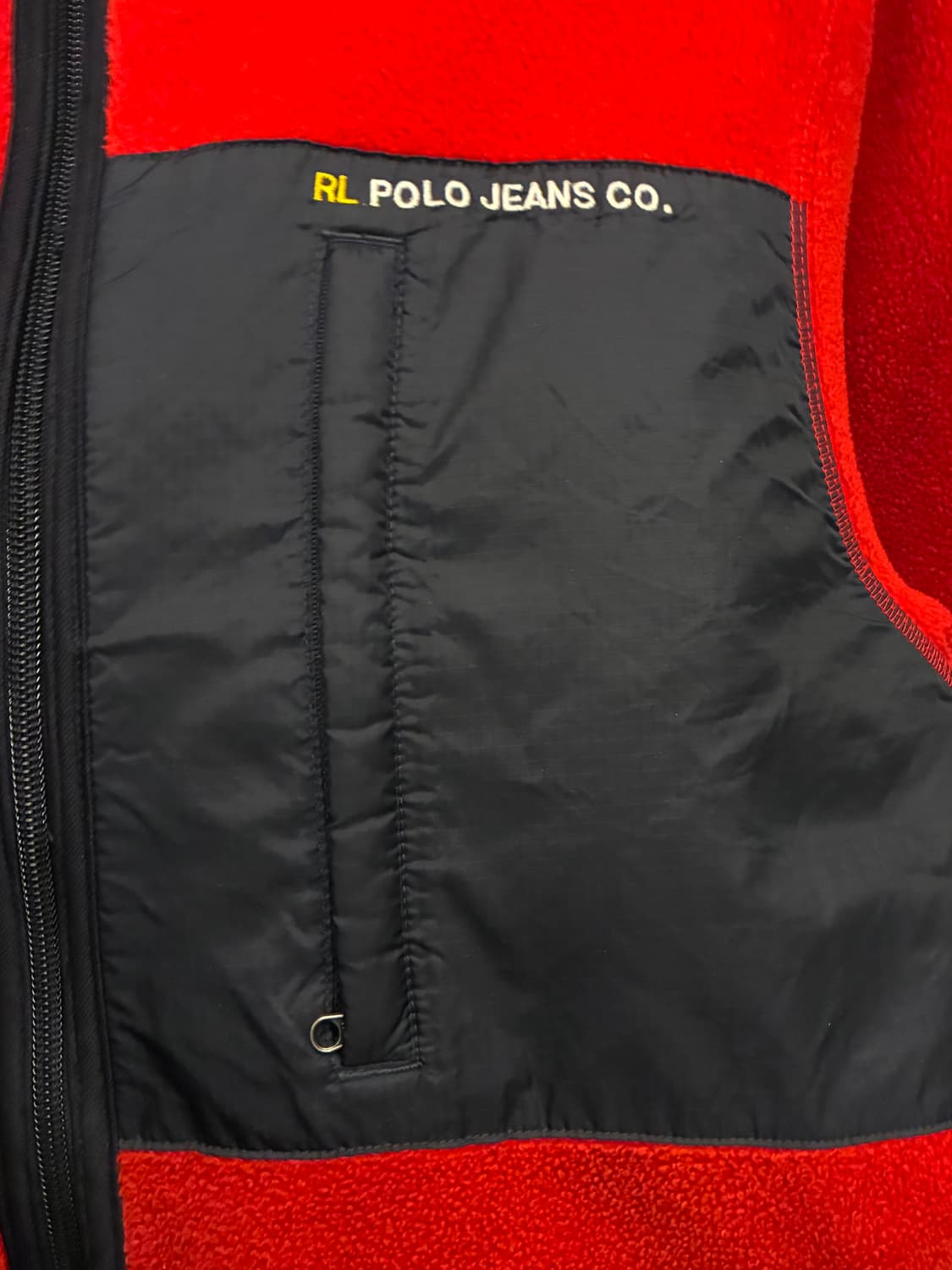 (M~L)00s POLO 폴로 진스컴퍼니 엘보 패치 플리스 후리스자켓 상품이미지5