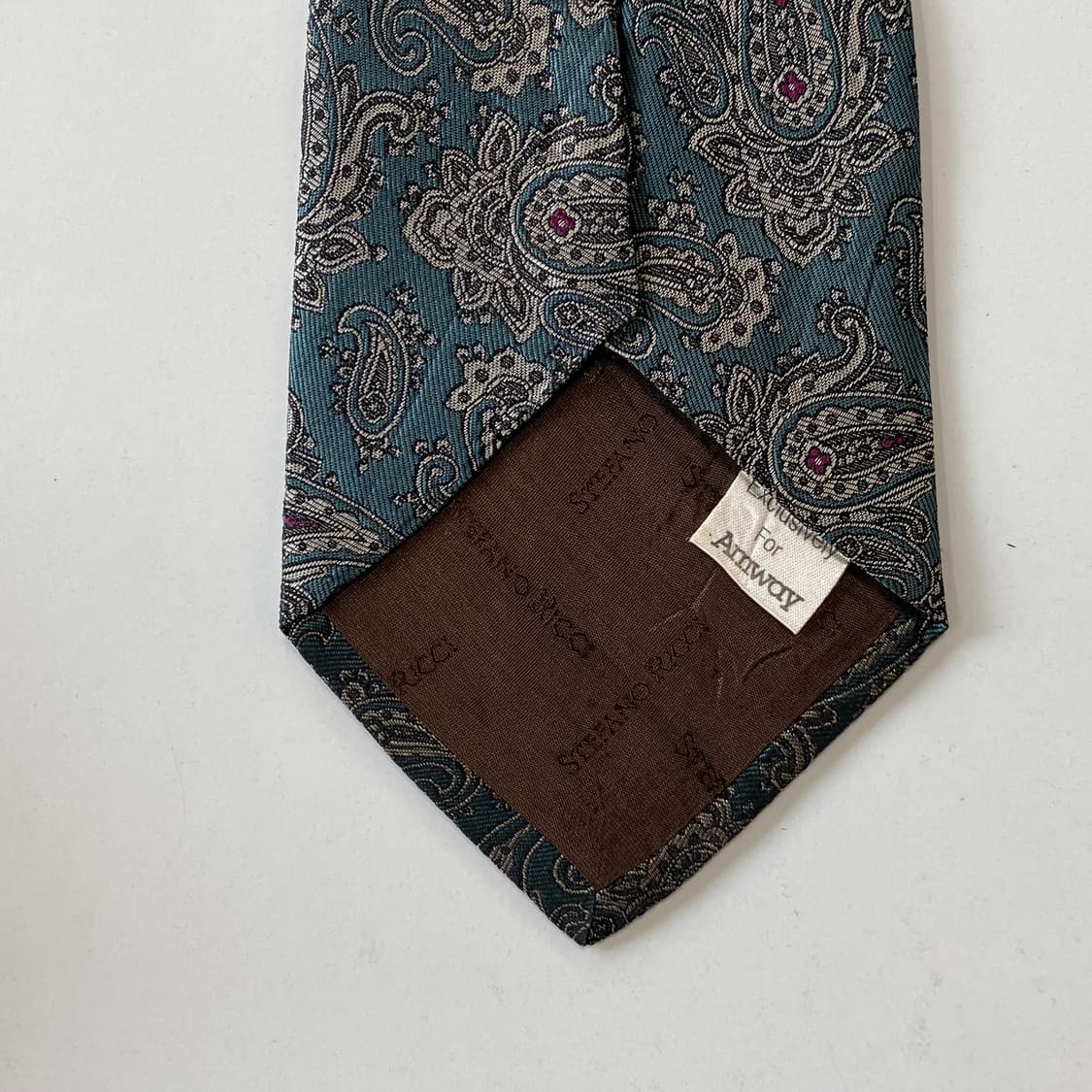 스테파노 리치 (Stefano Ricci) 실크 페이즐리 넥타이 상품이미지5