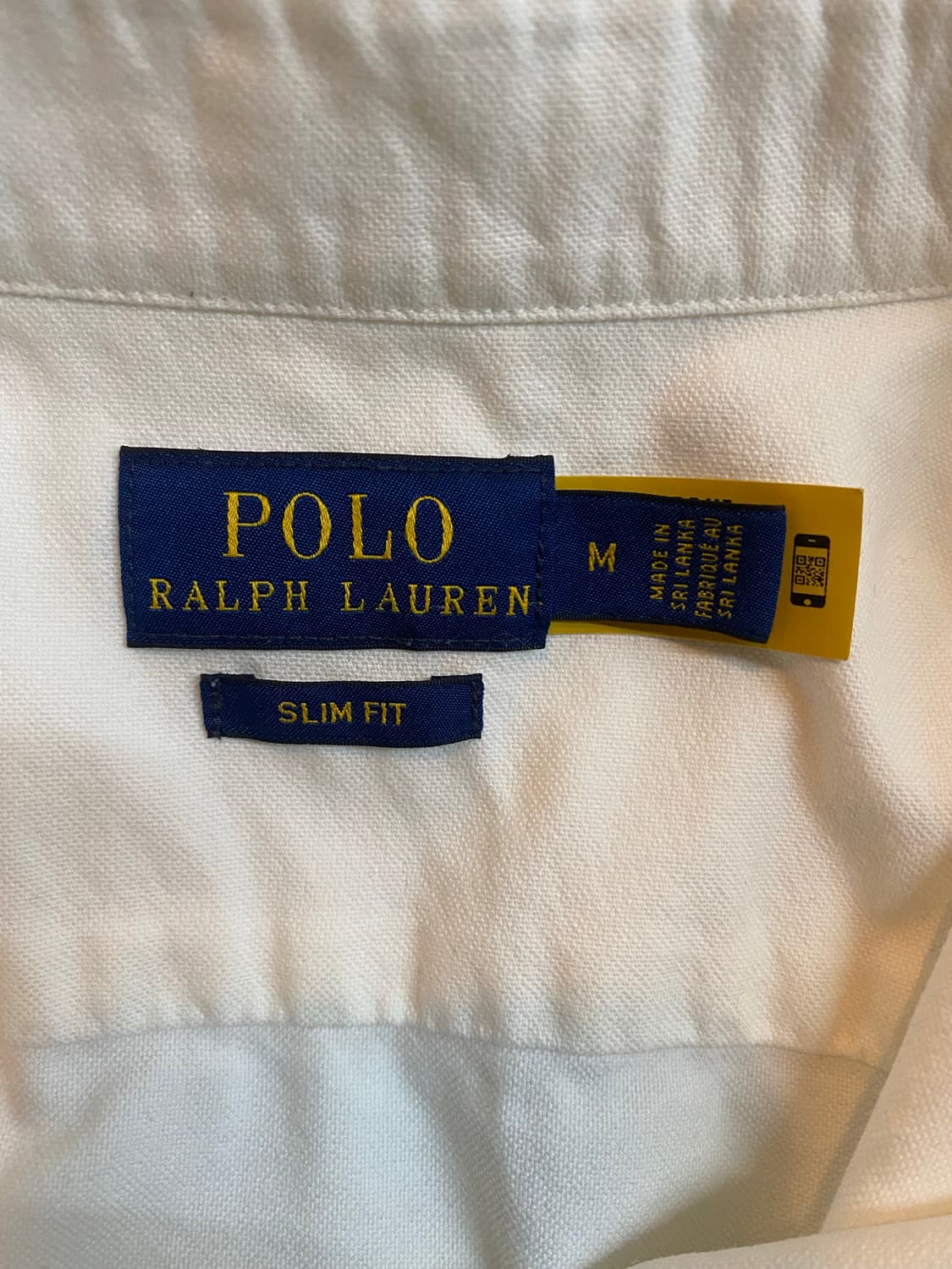 매장정품 폴로 랄프로렌 흰색 슬림핏 셔츠 M 사용감없음 상품이미지4