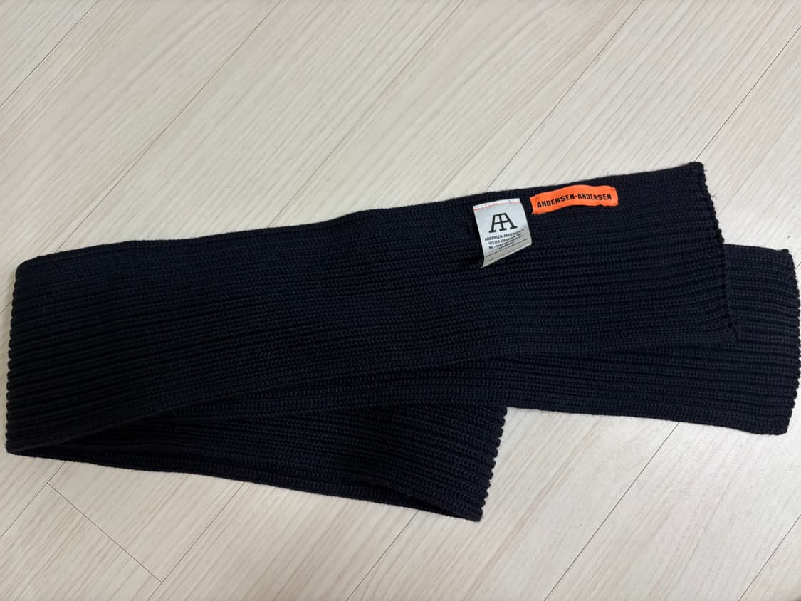 안데르센 안데르센 숏 머플러 네이비 상품이미지1