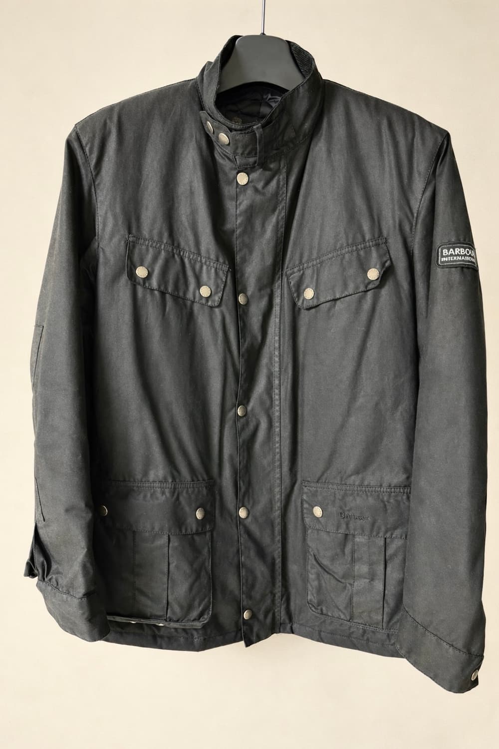 바버 인터내셔널 듀크 왁스 자켓 블랙 L 상품이미지2