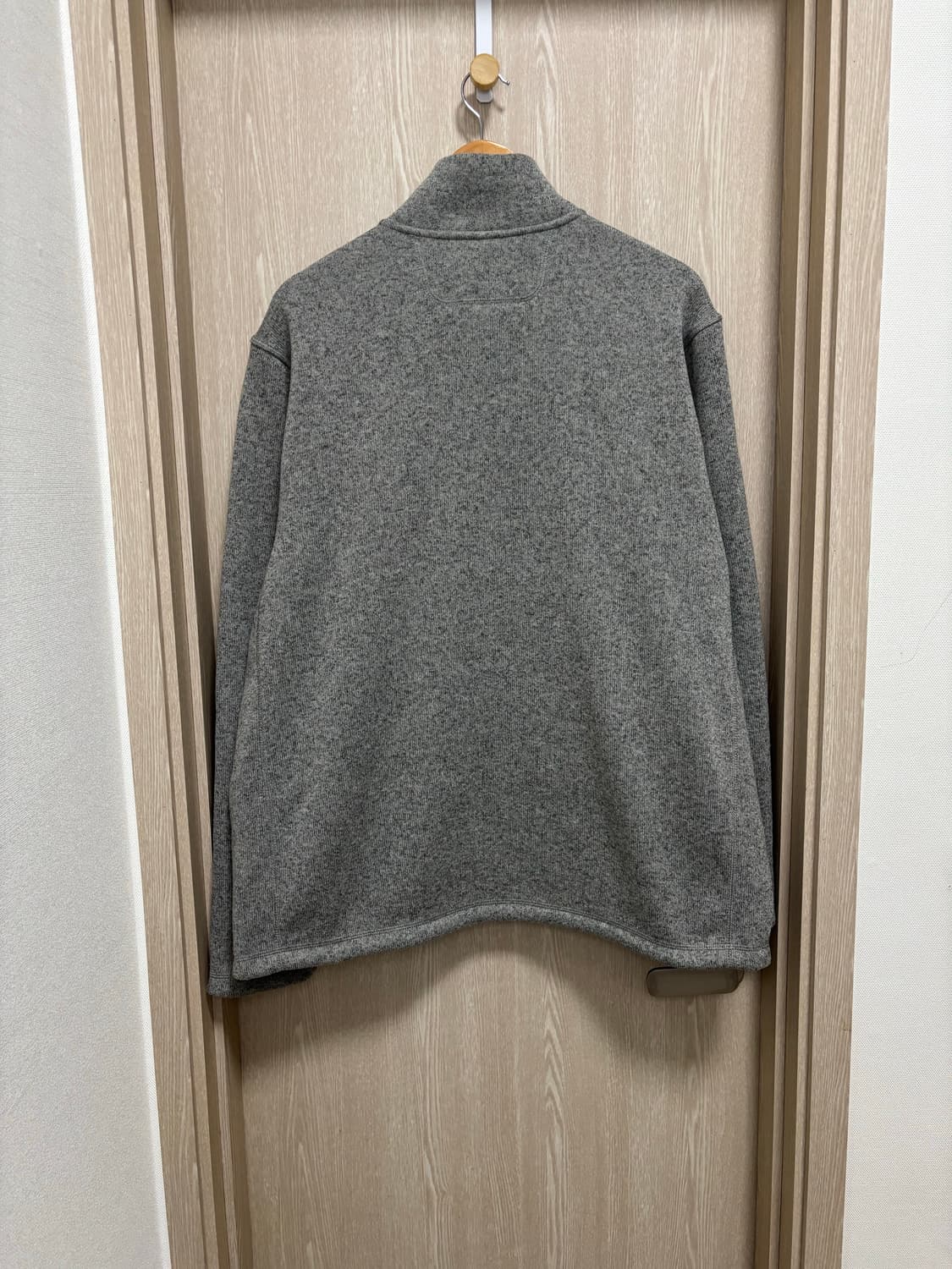 폴로 신형 기모플리스 풀집업자켓XL/110/라이트그레이 상품이미지2