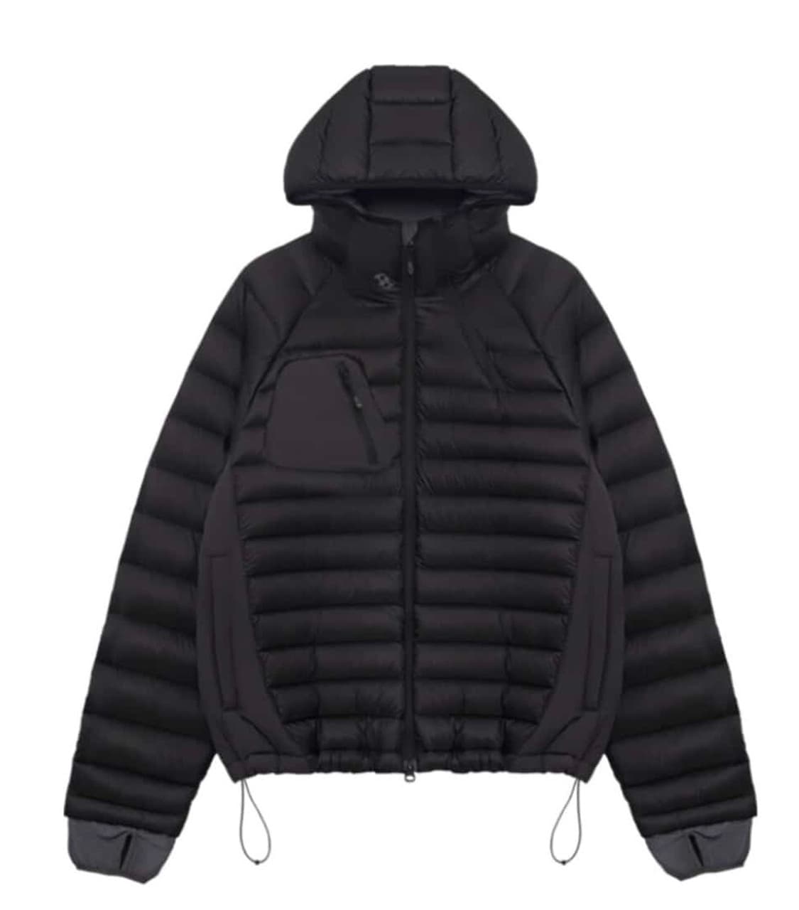 24FW 산산기어 패널드 푸퍼 자켓 블랙 상품이미지1