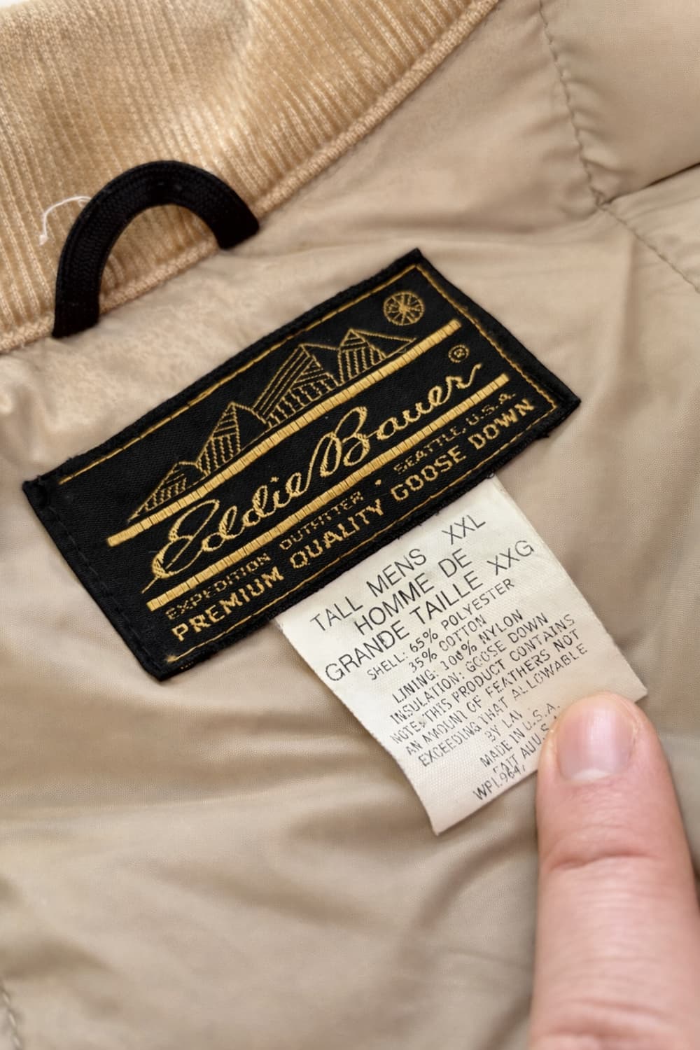 80's 에디바우어 구스 다운 Snap-Jac 2XLT 상품이미지9