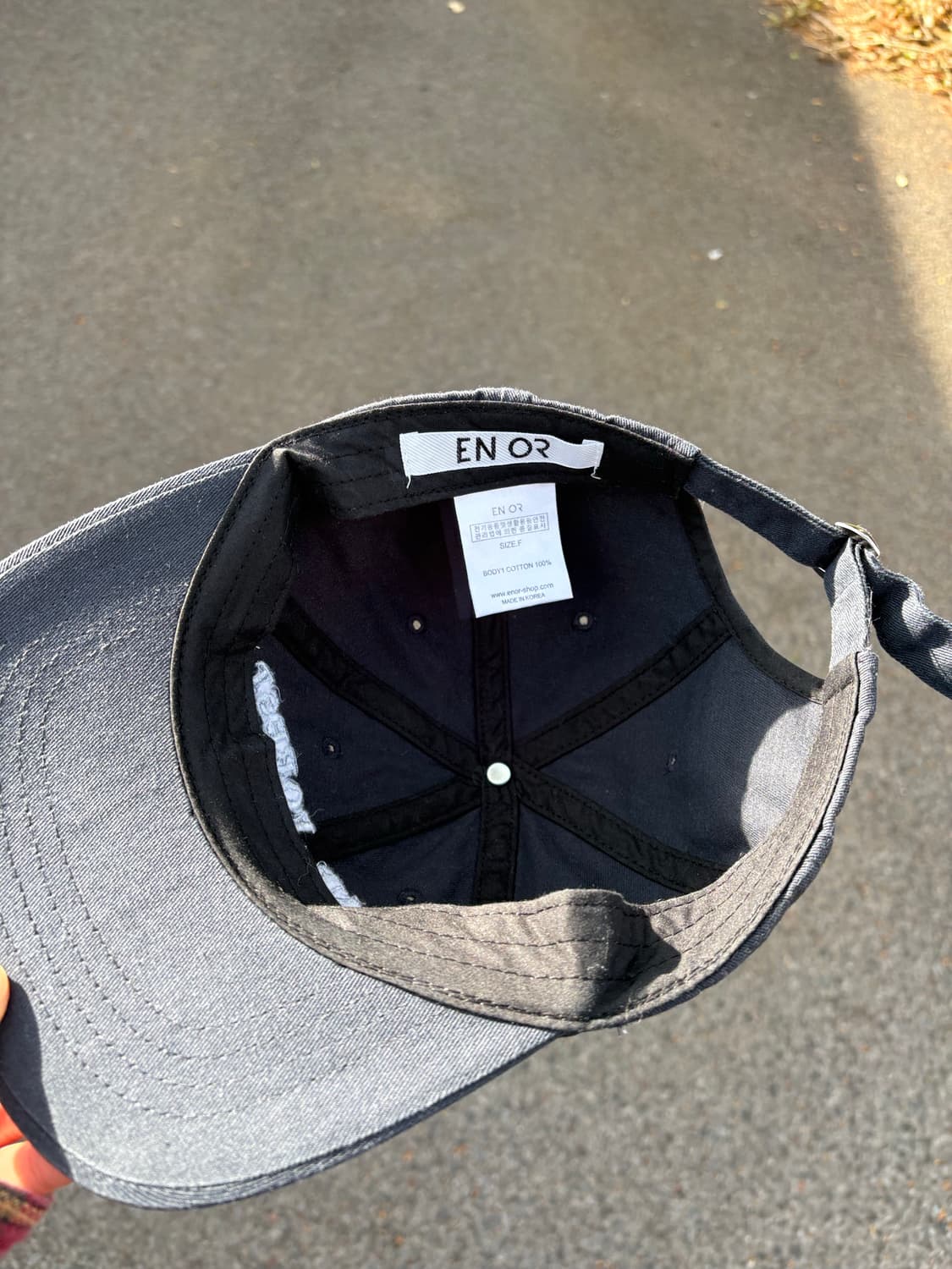 엔오르 캡모자 네이비 컬러 상품이미지2