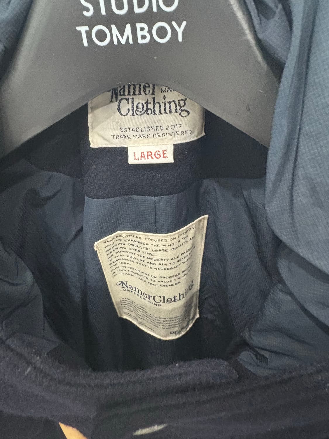 네이머클로딩 더플코트 라지 상품이미지2