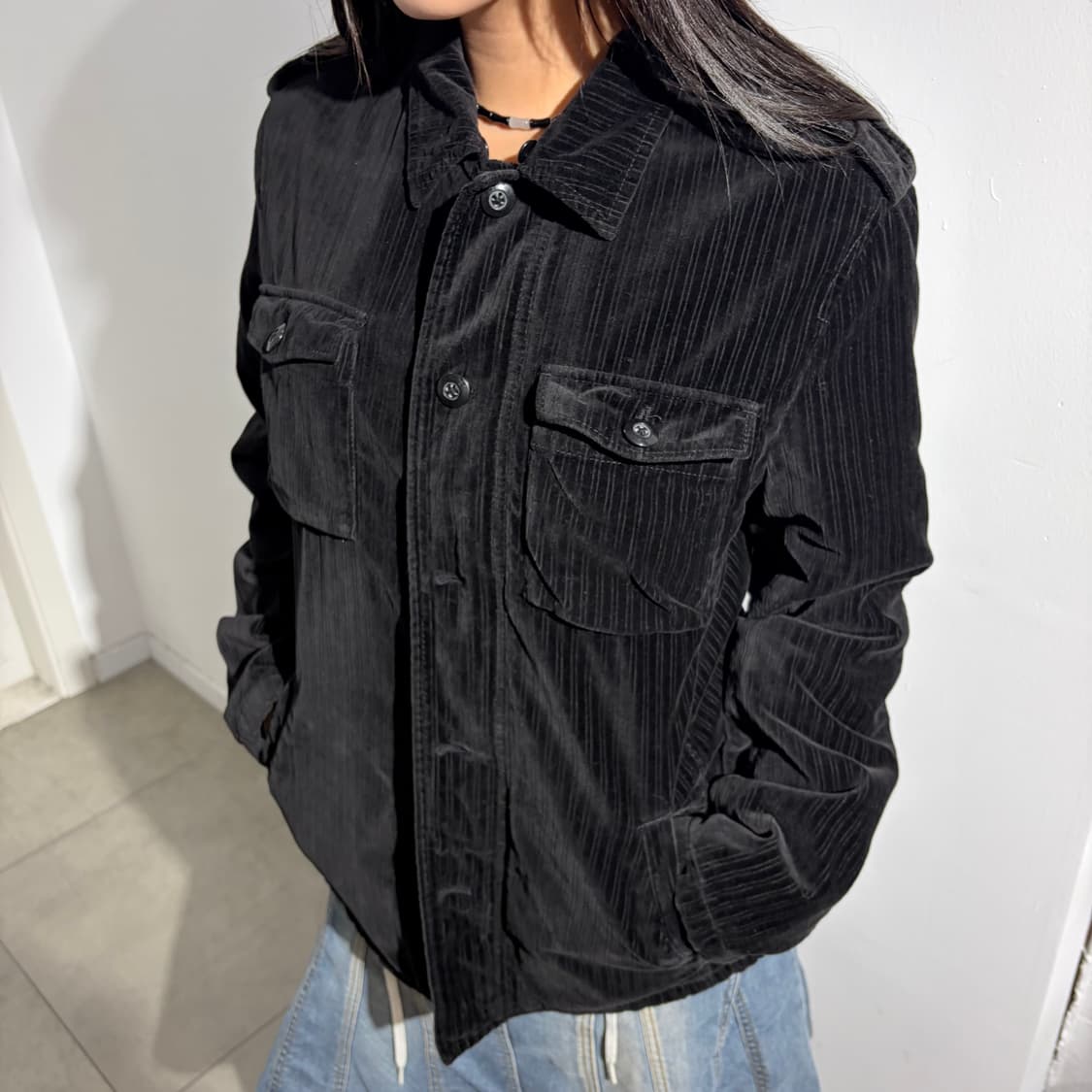 Takeo Kikuchi 벨벳 워크 자켓 상품이미지2