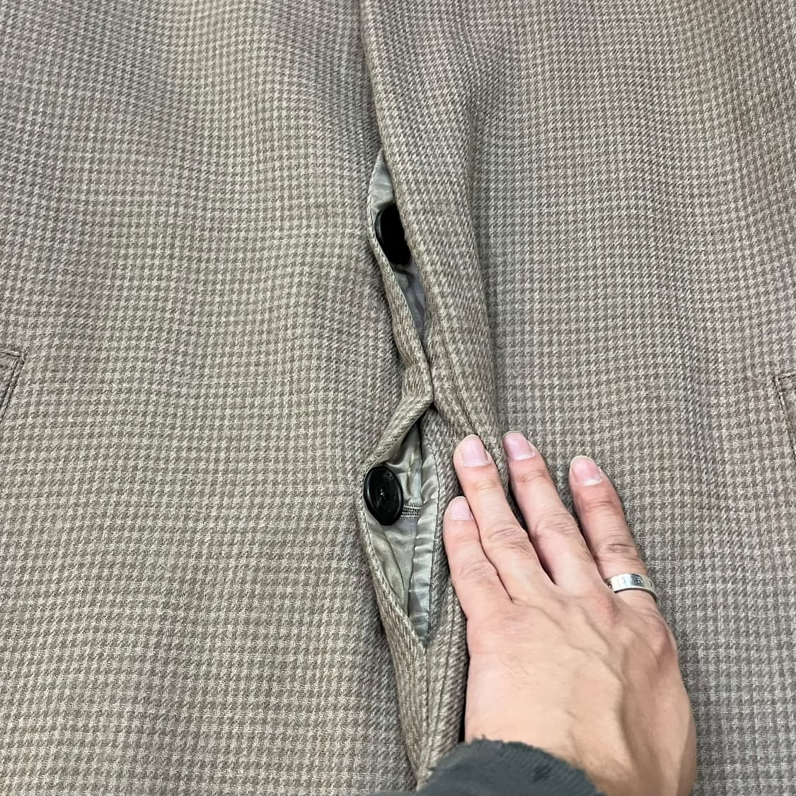  캘빈클라인 체크 맥코트 y13867 상품이미지5