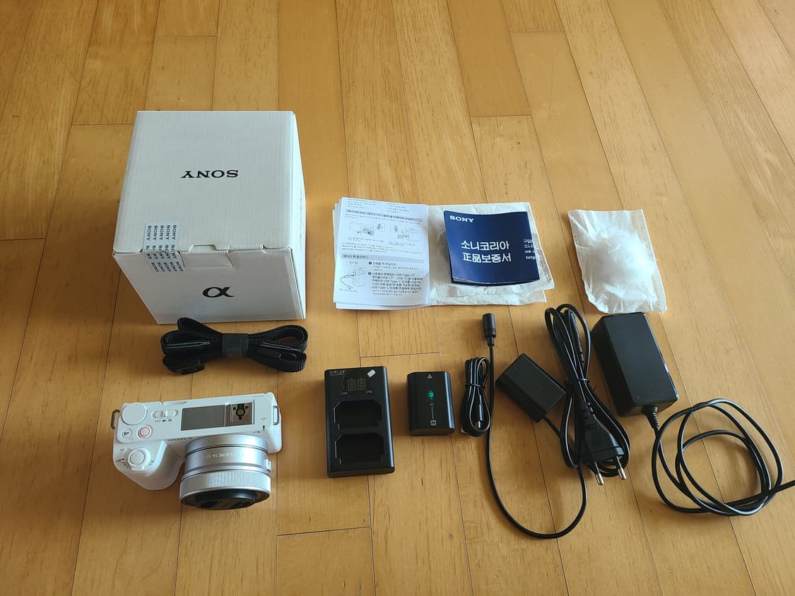 소니 ZV-E10M2 + 1650 OSS II 화이트 미러리스 풀박스 상품이미지1